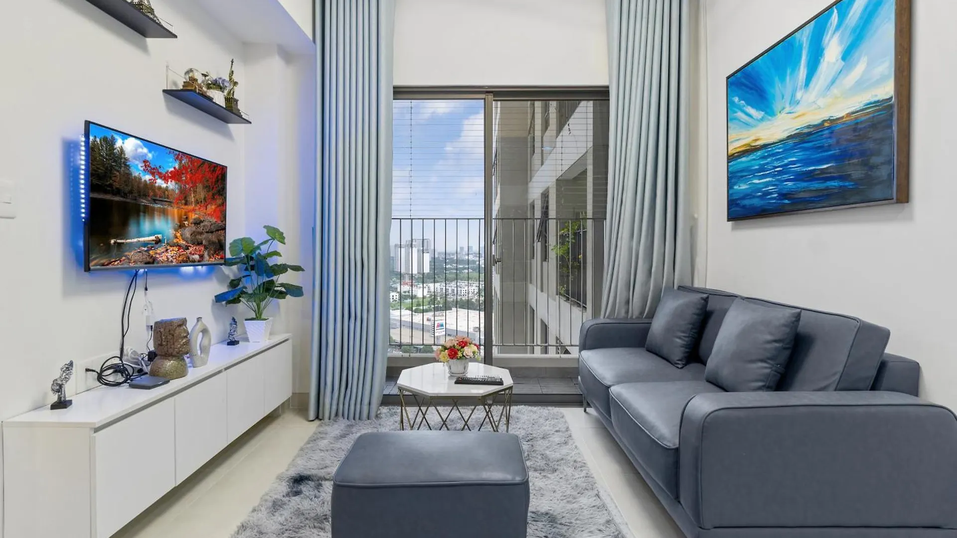 Cozy 2 Bedrooms Condo In T1 Masteri Thao Dien, Fully Furnished With Full Amenities Ho Chi Minh City